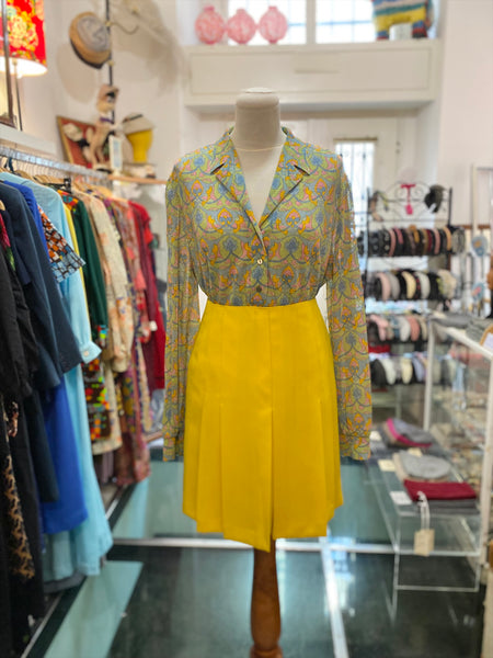 Gonnellina 70s gialla