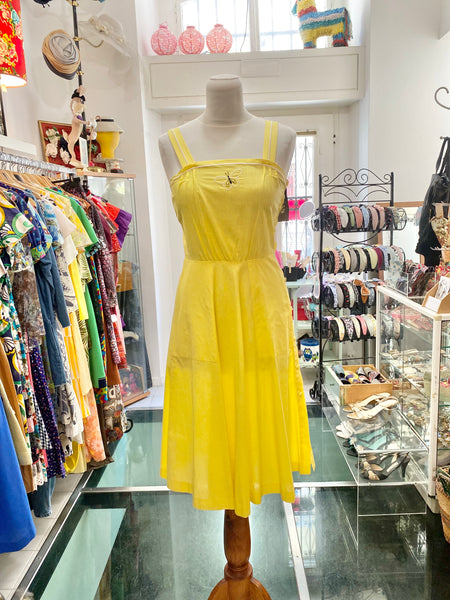 Abito 70s giallo