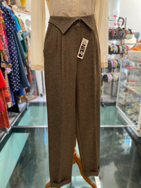 Pantaloni 80s risvolto