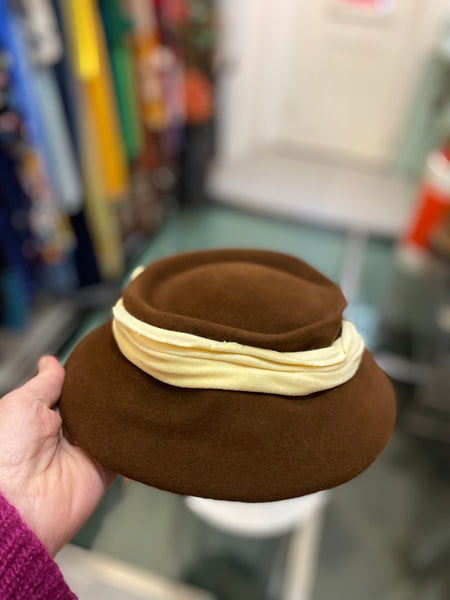 Cappellino 50s marrone