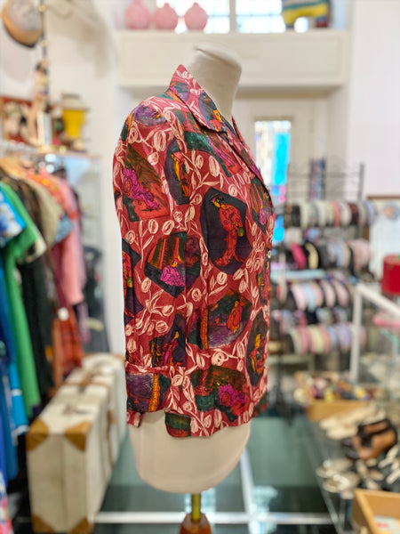 Camicia 50s stampa giappone