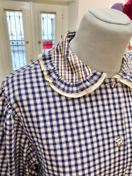 Camicia scacchi Benetton 80s