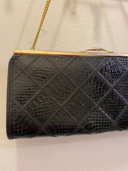 Borsetta patchwork rettile