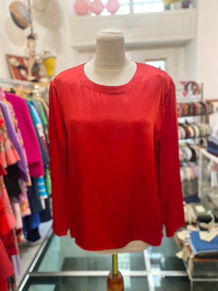 Blusa seta rossa