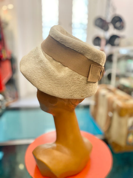 Cappellino 60s beige