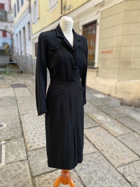 Abito nero 40s