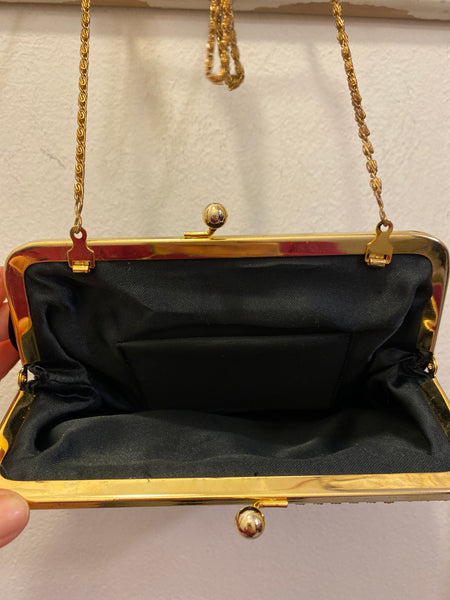 Borsetta tessuto plissettato