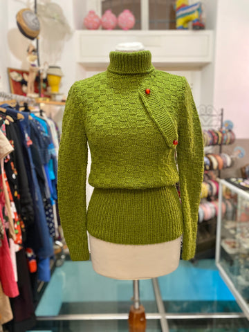 Maglione verde oliva