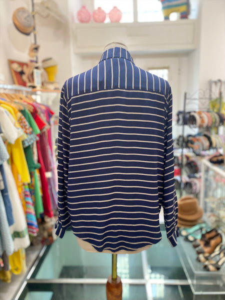 Camicia seta righe