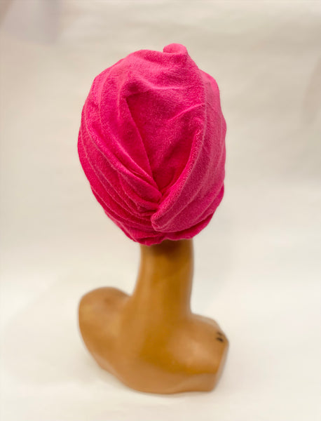 Turbante spugna fuxia