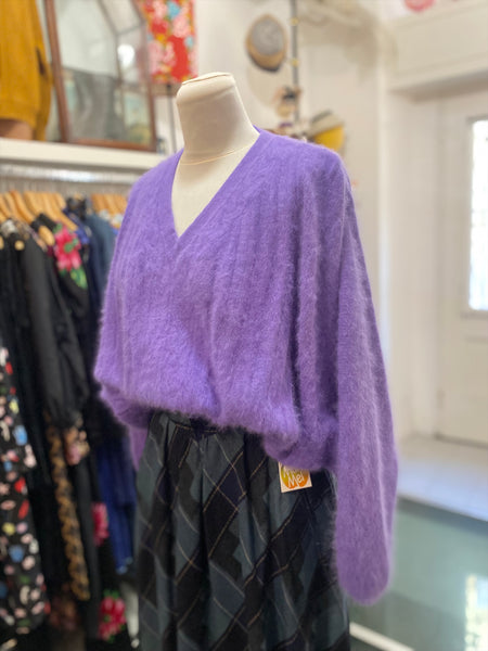 Maglione lilla angora