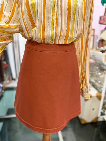 Minigonna 70s trapezio