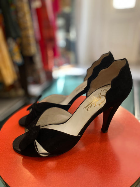 Open toe camoscio