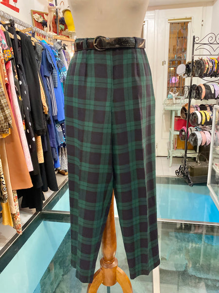 Pantaloni 80s tartan