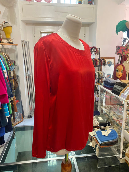 Blusa seta rossa