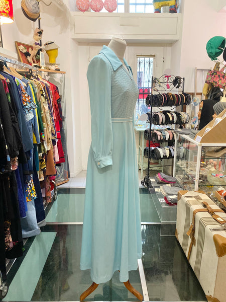 Abito 70s azzurro