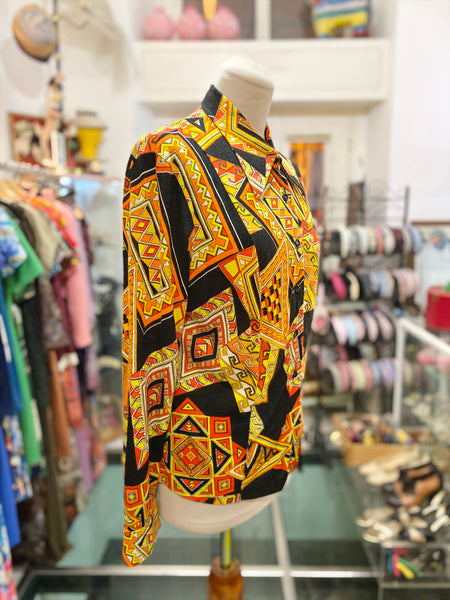 Camicia 70s geometria
