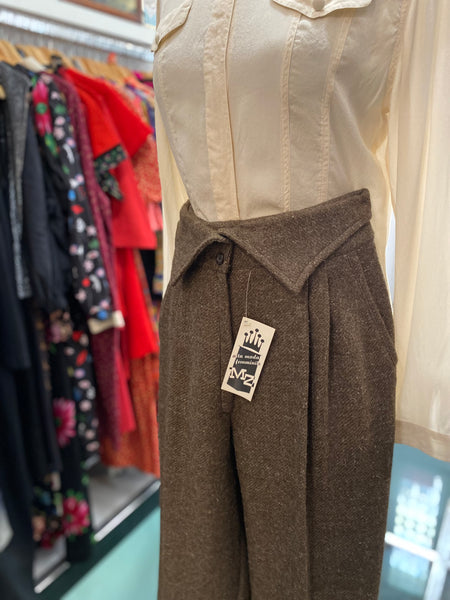 Pantaloni 80s risvolto