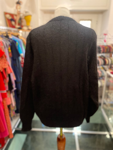 Maglione fiori ricamati