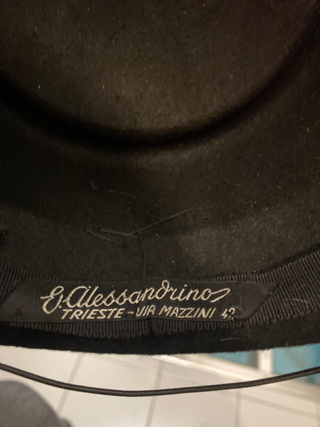 Cappellino 50s nero Alessandrino Trieste
