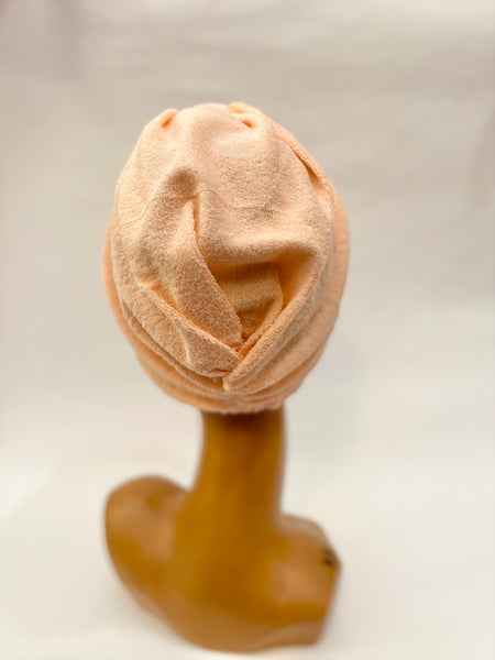 Turbante spugna albicocca