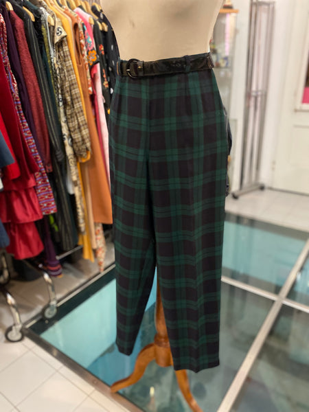 Pantaloni 80s tartan