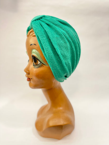 Turbante spugna verde