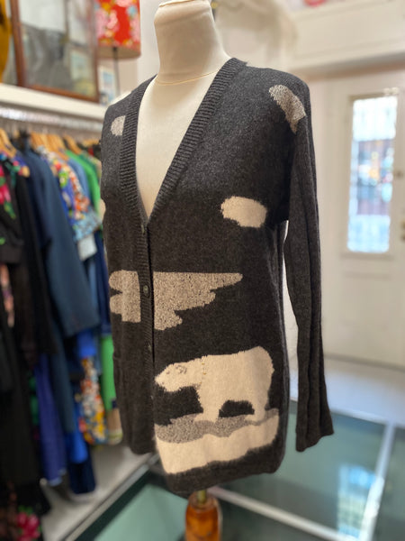 Cardigan orso polare
