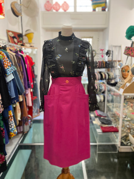 Camicia rouches fiorellini