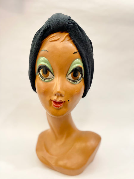 Turbante spugna nero