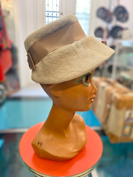 Cappellino 60s beige