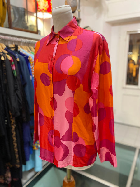 Camicetta seta colorata