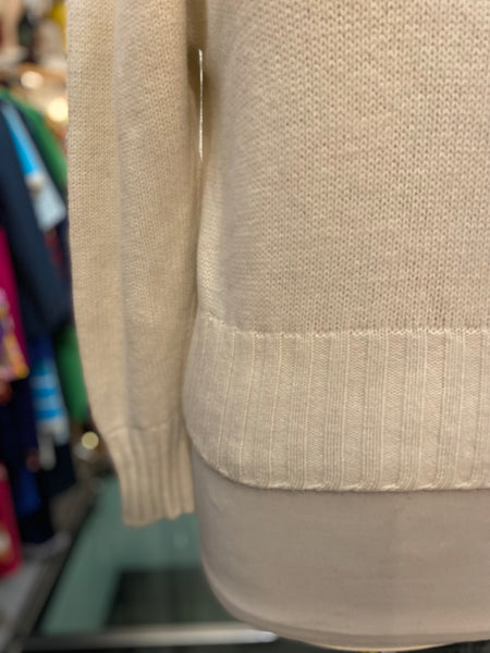 Maglioncino bianco con angora