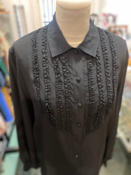 Camicetta seta rouches