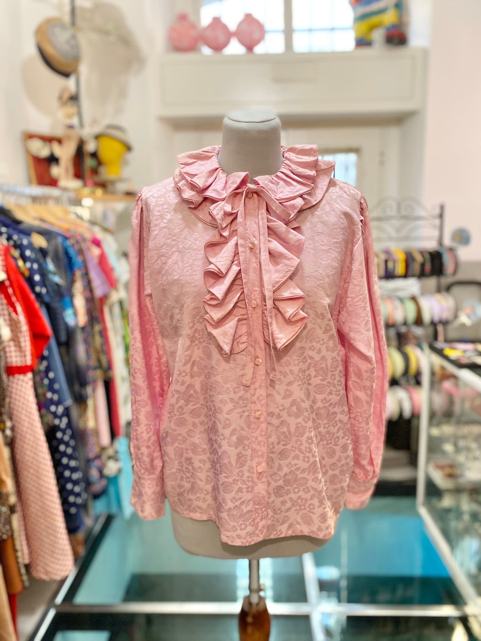 Camicia 80s rouches