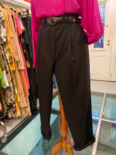 Pantaloni 80s nero 1