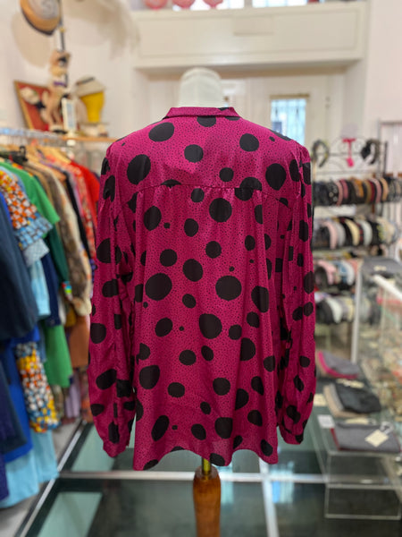 Camicia pois grandi ciclamino