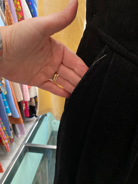Pantaloni velluto costine 80s