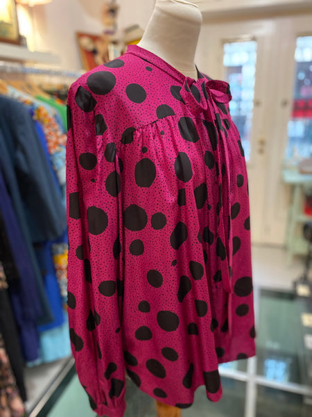 Camicia pois grandi ciclamino