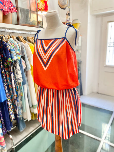Copricostume righe 80s