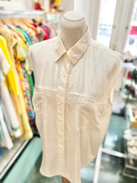 Camicia seta smanicata