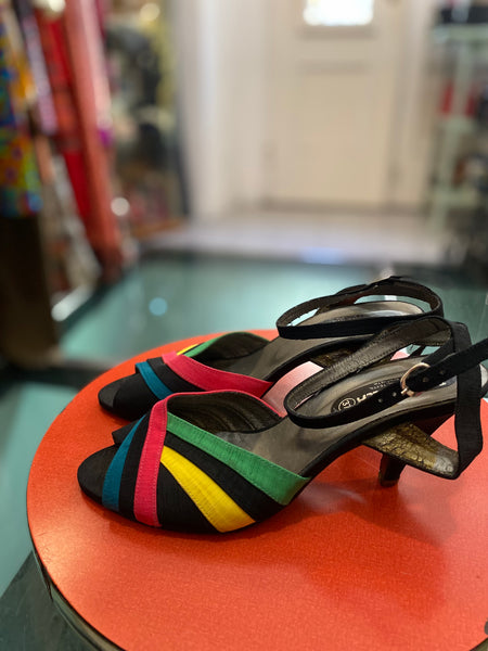 Sandali 80s multicolor
