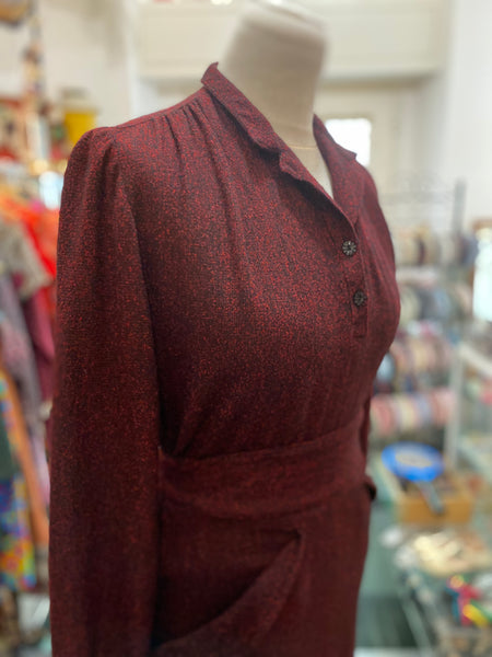 Abito 80s does 40s rosso