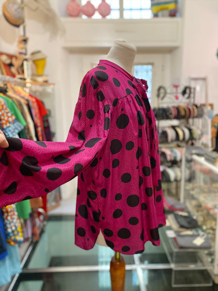 Camicia pois grandi ciclamino