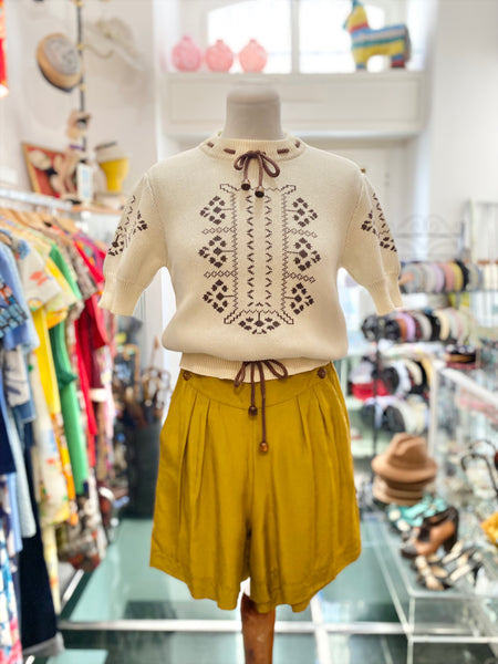 Shorts senape