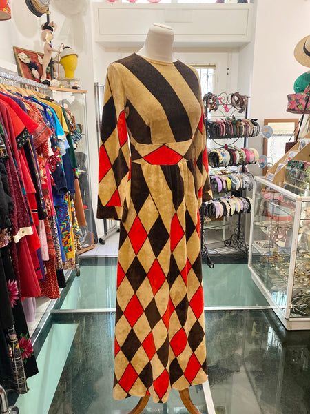 Abito 70s ciniglia