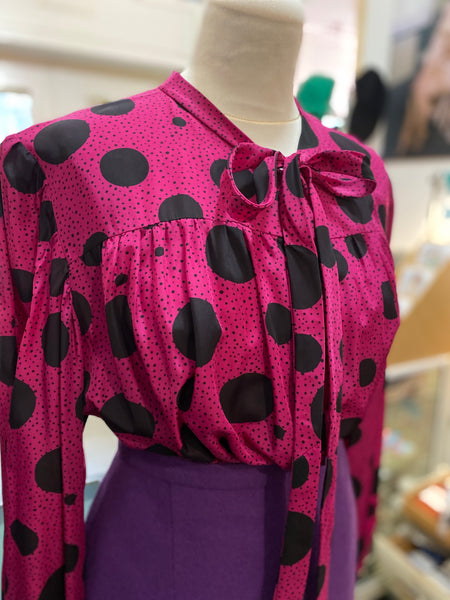 Camicia pois grandi ciclamino