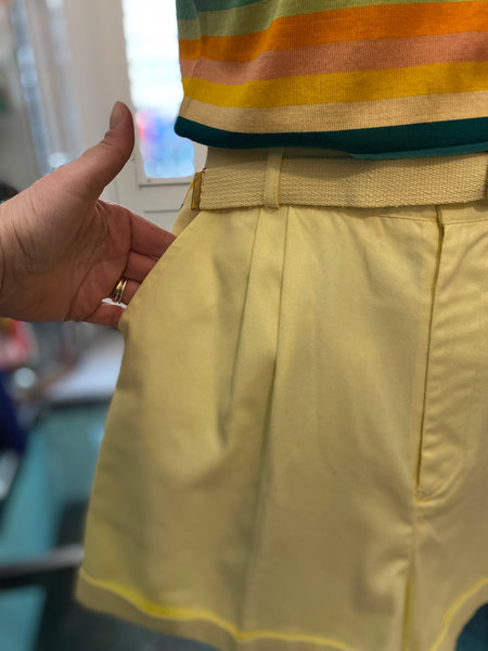 Shorts gialli 80s