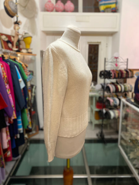 Maglioncino bianco con angora