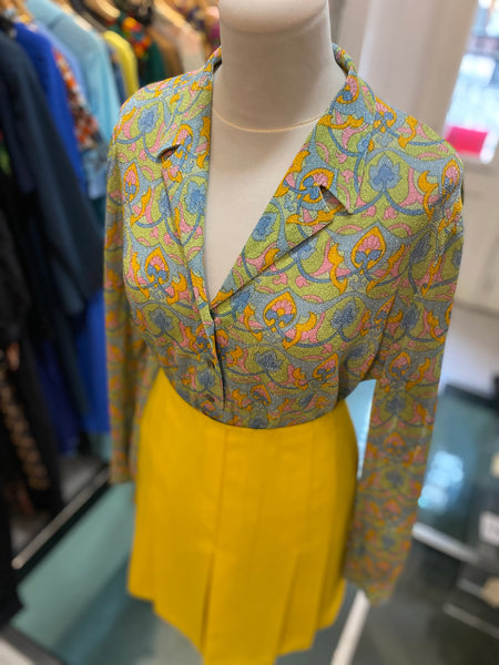 Gonnellina 70s gialla